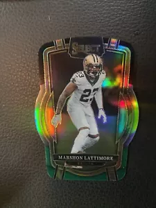 Marshon Lattimore 2022 Select Black And Green Club Level Die Cut Prizm - Picture 1 of 2