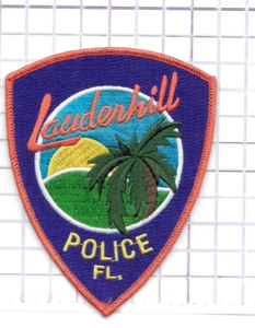 Police Patch Embroidered- Lauderhill Florida - Picture 1 of 1