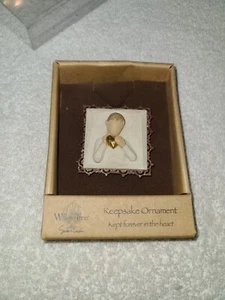 Willow Tree 2008 Small Angel Metal Edged Ornament - Heart of Gold #26204 - Picture 1 of 8