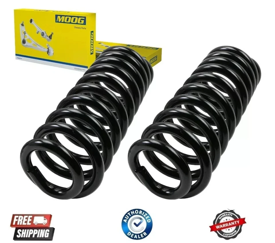 NEW MOOG Front Coil Spring Pair for Bronco E100 E150 F100 F150 F250 F350 New - Image 1 of 1