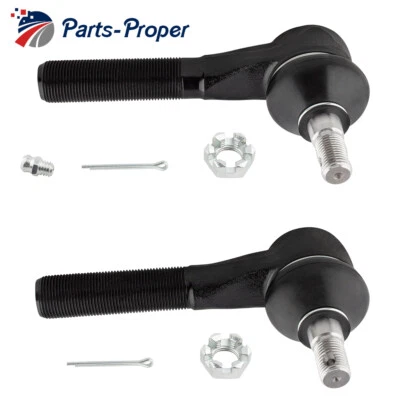 Qty(2) Front Outer Tie Rod Ends Fits Ford E-150 Econoline Club Wagon 1992-2002 - Image 1 of 4