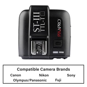 Radio TTL dedicata hot-shoe pass-through flash strobo trigger Godox 2,4 GHz - Foto 1 di 9