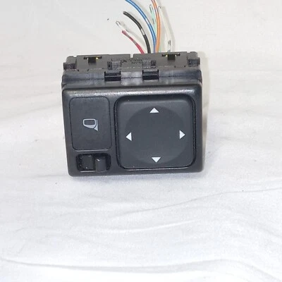 Interruptor de control de potencia del espejo retrovisor lateral del tablero Nissan Versa Note OEM 12-19 negro Foto 1 de 4