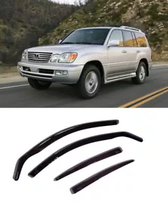FOR LEXUS LX 1998-07 WINDOW VISORS SUN RAIN GUARD WIND DEFLECTORS WINDOW SHADES - Bild 1 von 1