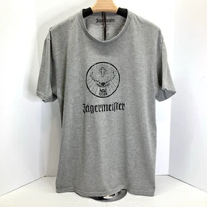 T-shirt JagerMeister uomo grigia con logo con licenza manica corta taglia XL - Foto 1 di 4