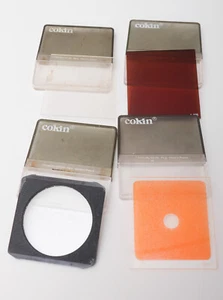 4x Cokin Series A Filters +3 Sepia 005, Spot Orange 66, Dreams 1 091, Fog 2 151 - Picture 1 of 2
