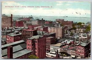 Cleveland Ohio 1910 Postcard Birdseye Aerial View - Picture 1 of 2
