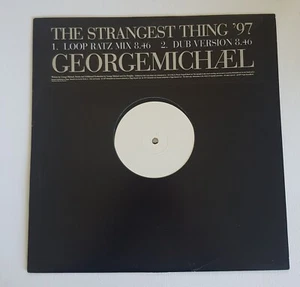 George Michael The Strangest Thing '97 12" Promo Sampler White Label UK 1997 - Picture 1 of 5