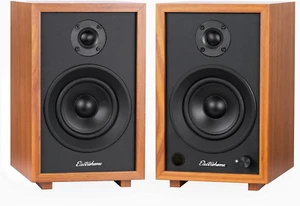 Mckinley 2.0 Stereo Powered Bookshelf Speakers with Built-In Amplifier and 4" Dr - Picture 1 of 9