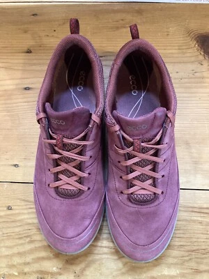 Zapato ECCO Mujer 9-9.5 Borgoña Aerobic Walk Entrenadores Arizona 836503 Damas EU 40 Foto 1 de 4