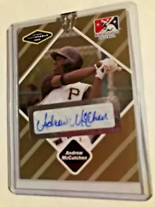 2005 Just Minors Andrew McCutchen Gold Rookie Auto #9/50 Pittsburgh Pirates - Picture 1 of 2