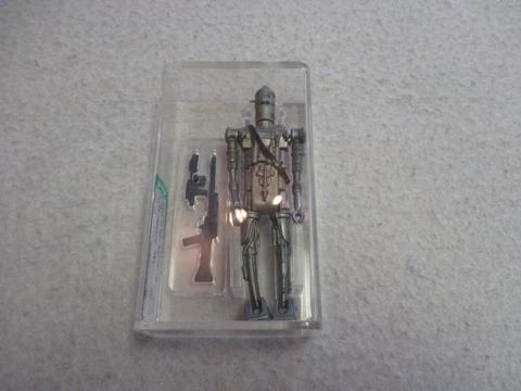 STAR WARS 1980 IG-88 SILVER HOLLOW EYES AFA 75 LOOSE COMPLETE Cover
