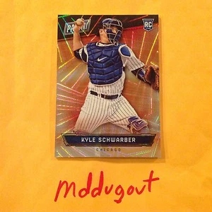 Kyle Schwarber #67 Cubs RC 22/99 Hergestellt Dick Hyper Plaid 2016 Panini Staat - Bild 1 von 1