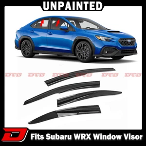 25 Fits Subaru WRX STI VB 4D M Look Side Window Visor Weather Shield Guard - Picture 1 of 4