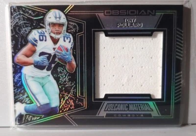 2019 Panini Obsidian Volcanic Materials Dallas Cowboys Tony Pollard 57/75 - Image 1 of 2