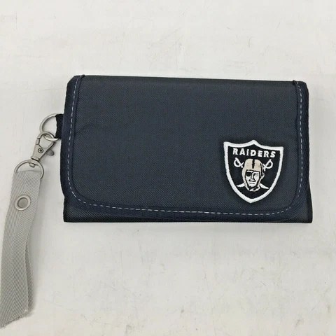 Oakland Raiders L Earth Ladies Wallet NFL Teem Logo Organizer Wallet Clutch Cover