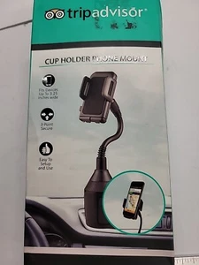 Trip Advisor Universal Cup Holder W/spring loaded grip and pull out base - Picture 1 of 20