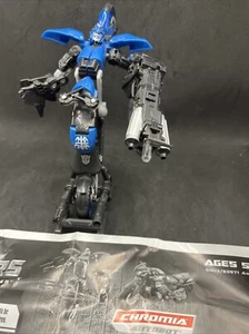Transformers Revenge of The Fallen Chromia 100% Complete W/ Missile & Stand 193 - Picture 1 of 14