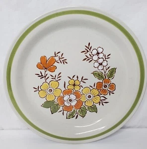 Vintage Country Casual Frühling Garten Servierplatte 12" Steinzeug Blumen Japan - Bild 1 von 8