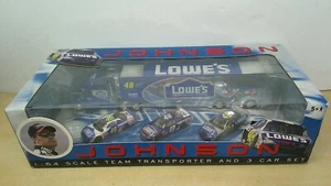 2002 Racing Champions Jimmy Johnson #48 Lowes Transporter and Stock Car 1/64 - Picture 1 of 17