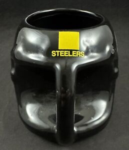 Vintage 1986 Pittsburgh Steelers Team NFL Concepts Ceramic 3D Coffee Mug Cup