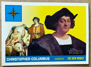 2009 TOPPS AMERICAN HERITAGE CHRISTOPHER COLUMBUS #20 NM-MT Condition - Picture 1 of 2