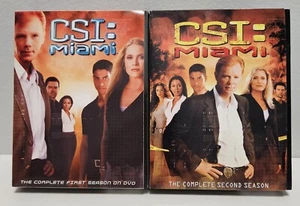 CSI: Miami- The Complete First & Second Seasons Box Sets (DVD, 2004, 2005) - Picture 1 of 4