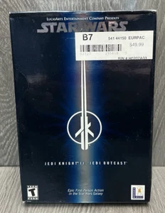 Star Wars Jedi Knight II: Jedi Outcast Big Box PC CD-ROM Video Game - Picture 1 of 6