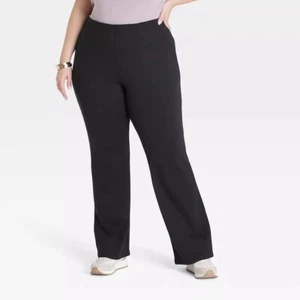 Ava & Viv High Rise Ponte Flare Pull On Pants Size XXL - Picture 1 of 11