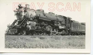 8A076 RP 1939 CHICAGO & EASTERN ILLINOIS RAILROAD 4-6-2 LOCO 1022 LINCOLN FIELDS - Picture 1 of 1
