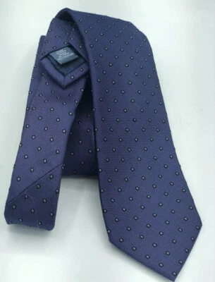 Corbata de seda tejida para hombre Ryan Seacrest corbata geométrica púrpura 58,L 3,3/4,W Foto 1 de 4