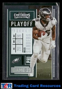 2020 Panini Contenders #28 Miles Sanders Playoff Ticket #/199 - Picture 1 of 2
