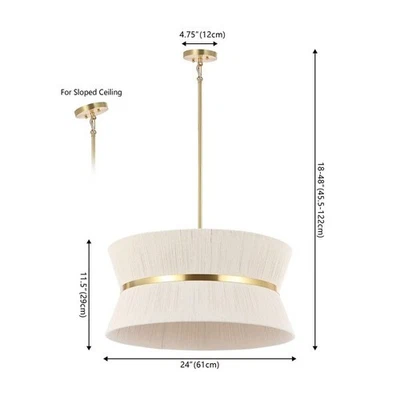 Safavieh ALMA, 4LT, ARAÑA 24", Precio rebajado 2172766895 CHA4037A Foto 1 de 4