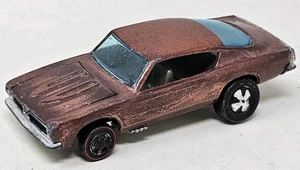Vintage Mattel Hot Wheels Redline Custom Barracuda. Kupfer hellbraun innen. - Bild 1 von 7