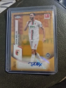 2023 Topps Chrome Bundesliga Dion Beljo Auto Gold RC BCA-DB - Picture 1 of 2