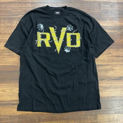 Camiseta De Colección Y2K WWE Rob Van Dam RVD Dragon Wrestling Para Hombres 2XL Negra WWF 2003 Foto 1 de 4