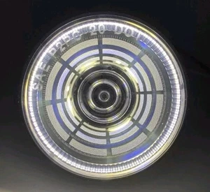 36583 United Pacific Marker Light 4 LED 2.5" Round Abyss Light White LEDs/Clear - Picture 1 of 5