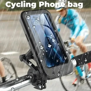 Waterproof 360° Bicycle Phone Holder Adjustable Mount for iPhone Android GPS - Picture 1 of 12