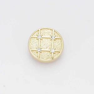 5pcs Round Rhinestone metal buttons for sewing, handmade DIY 18-23mm - Picture 1 of 9