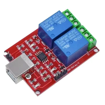 2 Channel 5V USB Relay Control  Programmable Computer for Pc Intelligent4861 - Image 1 of 4