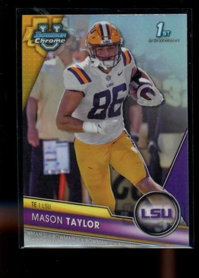 2023 Bowman University Chrome #39 Mason Taylor Refractor - Image 1 of 2
