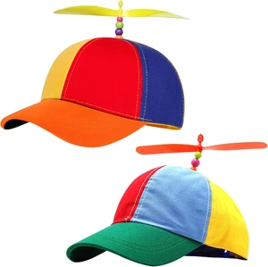 2Pcs Propeller Mütze Hut Hubschraubermütze Propeller Cap Unisex - Bild 1 von 7