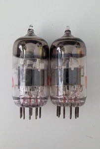 6N23P REFLEKTOR '70 MATCHED PAIR ECC88 E88CC GRAUE SCHILDE GEBRAUCHT - Bild 1 von 4