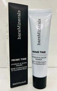 bareMinerals Prime Time Hydrate & Glow Serum Primer Base 1.0 Oz 30 ML New In Box - Picture 1 of 3