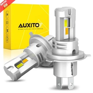 2X H4 LED Headlight Bulbs Dual Color Kit 100W 6000K White+3000K Yellow Lamps - Imagen 1 de 18