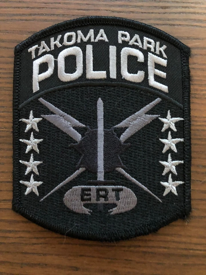 Нашивка Takoma Park Police Maryland First ERT SWAT - Изображение 1 из 1