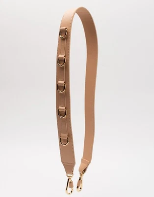 RRP €350 CHLOE Leather Shoulder Strap D-Rings Clasp Closure Made in Italy — 第 1/4 张图片