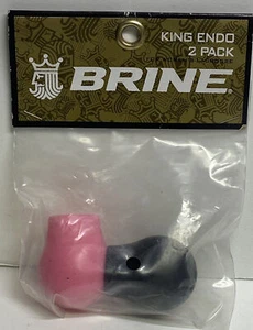 Brine 2 pack Lacrosse endos King logo ENDO women's pink black NOS NEW old stock - Picture 1 of 2