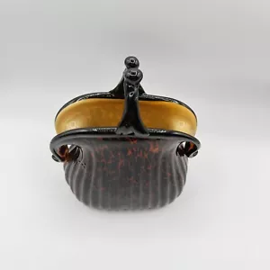 SPLENDIDA borsa borsetta vetro soffiato a mano Murano vintage vetro artistico anni 70 RARA FS - Foto 1 di 8