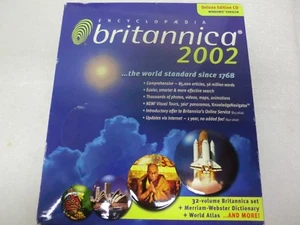 Encyclopedia Britannica 2002 - Deluxe Edition CD for Windows Version - Sealed - Picture 1 of 3